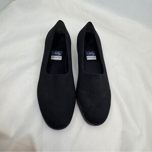 Selby Comfort Shoes Women's Size 9 Black Fabric Active Flex Vintage